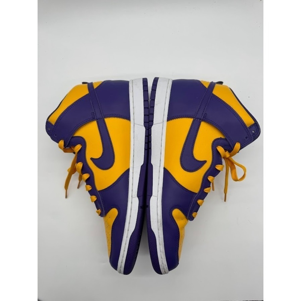 Nike Dunk High Retro Lakers Court Purple University Gold DD1399-500 Mens Size 13